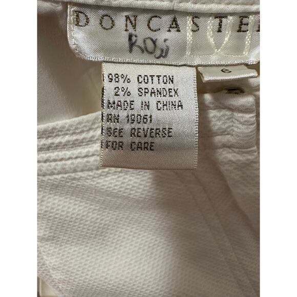 Doncaster creamy white pants and jacket set size 6 - Picture 2 of 16